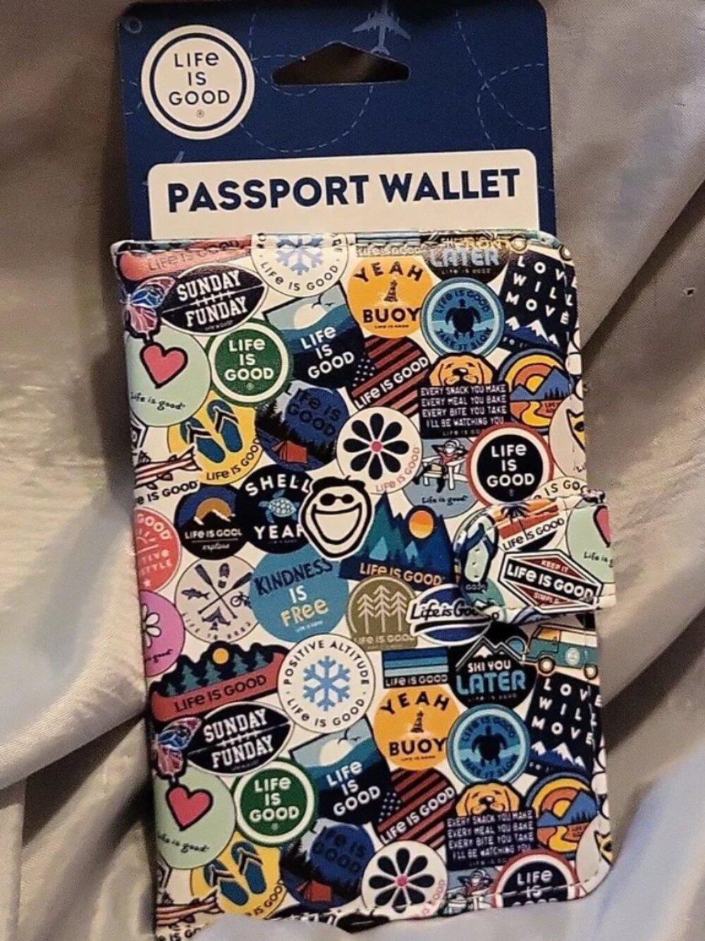 Life is good passport wallet "Brand New"